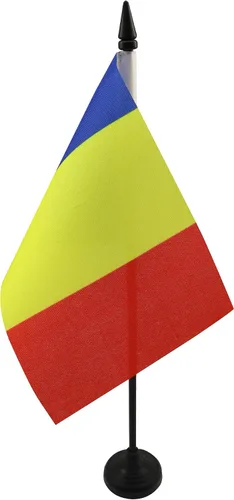 Vista 180 de AZ FLAG Aland Table Flag 4x6 in 100D Polyester Plastic Base Indoor use Finnish 15x10 cm desk flag stitched finish with reinforced edges with