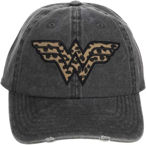 Vista 2 de Bioworld Wonder Woman - Sombrero de papá con logotipo de leopardo y superhéroe para mujer
