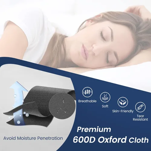 Vista 5 de Goplus Catre plegable para acampar con bolsa de transporte, cama de dormir portátil y ligera para exteriores para adultos y niños, capacidad