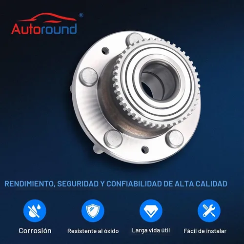 Vista 5 de Autoround 512271 FWD Conjunto de cubo de rueda trasera para Ford Fusion