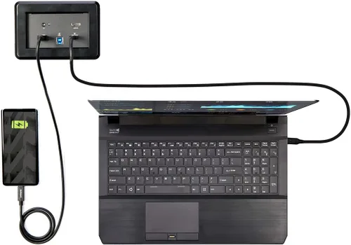 Vista 7 de StarTech Conference - Base universal para laptop, 4K HDMI, 60W PD, GbE, TAA