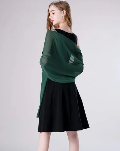 Vista 48 de Chales/mantones de gasa suave para vestidos, accesorios de mujer