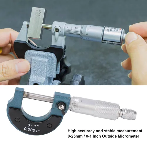 Vista 3 de 0.0001 Inch Outside Micrometer, 0-25mm 0-1Inch