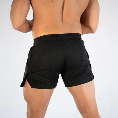 Vista 4 de Wabtum Pantalones cortos de verano para hombre, pantalones cortos de correr de 5 pulgadas de secado rápido, pantalones cortos deportivos