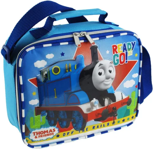 Vista 6 de GenericJINCHENG YSECTL Thomas & Friends - Mochila de lujo de 16 pulgadas con lonchera aislada a juego