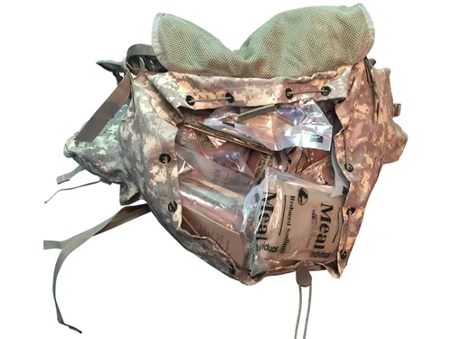 Vista 2 de MOLLE II ACU Ruck - Bolsa MRE GO - 28 MREs Comida lista para comer estable Excedente militar genuino Larga vida útil