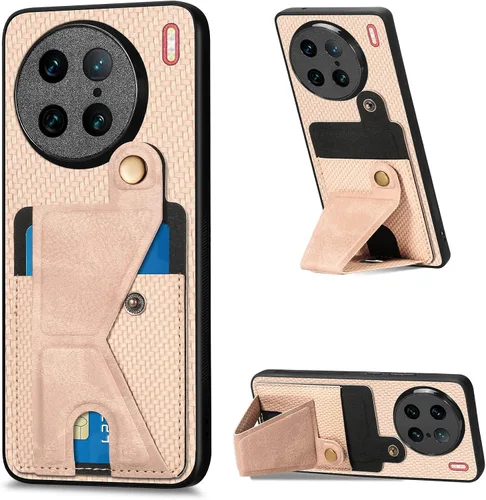 Vista 24 de Funda para Oppo K10x / OnePlus Nord CE 2 Lite 5G Funda para Realme 9 5G / 9 Pro / Q5 / V25 Funda de piel sintética con ranuras para tarjetas