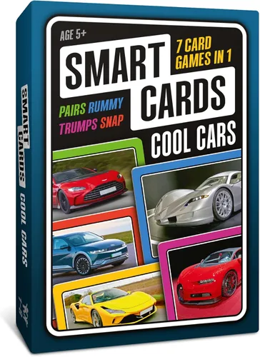 Vista 10 de SMART CARDS Animales Juego de cartas 7 juegos en 1 Snap, Rummy, pares y más Juego educativo de viaje A partir de 5 años, 1-8 jugadores