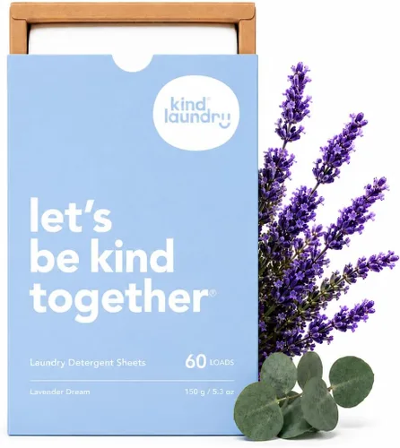 Vista 14 de Hojas de detergente KIND LAUNDRY con enzimas que combaten las manchas - Jabón ecológico para lavandería a base de plantas - Detergente