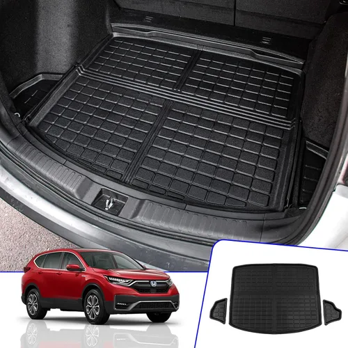 Vista 9 de Rongtaod Tapete de carga compatible con Honda CRV 2017-2022, forro de carga para maletero, revestimiento de maletero de elastómero termoplástico