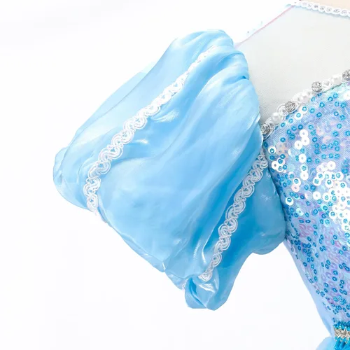 Vista 8 de Disfraz de princesa para niñas, disfraz casual de verano para niñas