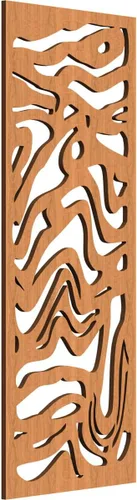 Vista 82 de 9 3/8"W x 24 3/8"H x 1/4"T Northfield Decorativos Paneles de Pared de Madera Calado, Abedul