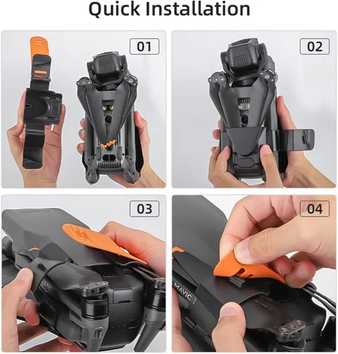 Vista 8 de Mavic 3 Soporte de hélice para DJI Mavic 3/Mavic 3 Pro Cámara Drone Accesorios, Hélices de silicona Protector Protector Estabilizador Cubierta