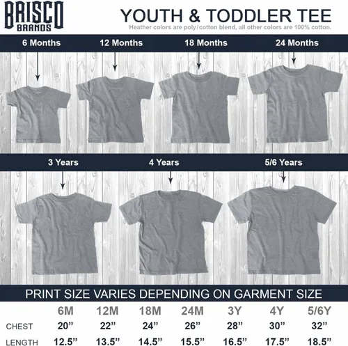 Vista 6 de Brisco Brands Gill McFinn Catfish Fisherman Fishing Toddler Boy Girl T Shirt