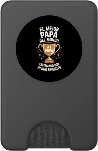 Vista 2 de El Mejor Papa Del Mundo PopSockets PopWallet for MagSafe
