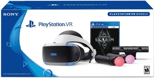 Vista 2 de Playstation VR Deluxe Racing Bundle (3 Items) Playstation VR Skyrim Bundle, PSVR Gran Turismo Bundle Game, PSVR Wipeout Omega Collection Game