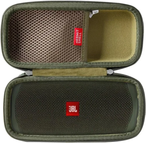 Vista 9 de Hermitshell Funda rígida de viaje compatible con JBL FLIP 5 / JBL FLIP 6 / JBL Flip 7 Altavoz Bluetooth portátil impermeable (negro)