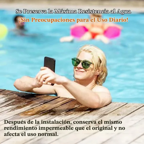 Vista 4 de Funda trasera de repuesto compatible con iPhone 8 de 4.7" + Herramientas profesionales (Gris espacial)