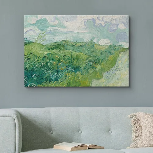Vista 34 de wall26 Vista de Vetheuil por Claude Monet - Arte moderno impresionista - Arte en lienzo para el hogar, 24 x 36 pulgadas 40. Vista de Vetheuil
