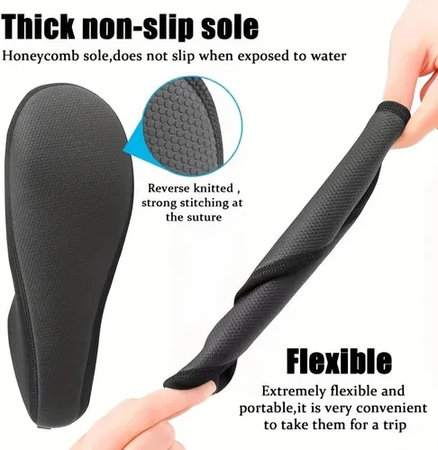 Vista 7 de Boolavard Zapatos de deportes acuáticos descalzos de secado rápido Aqua Yoga Calcetines sin cordones para hombres, mujeres y niños