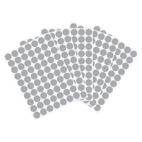 Vista 21 de uxcell 1 Hoja/140 Piezas de Pegatinas para Cubrir Agujeros de Tornillo, 12 mm de Diámetro, PVC Autoadhesivas, Tapas a Prueba de Polvo para Muebles