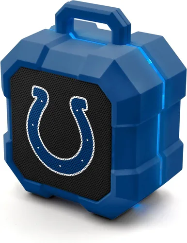 Vista 13 de SOAR NFL Shockbox - Altavoz Bluetooth inalámbrico LED, resistente al agua, IPX4, 5.0 Bluetooth con más de 5 horas de tiempo de reproducción, pequeño
