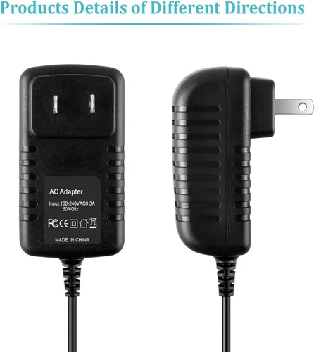 Vista 2 de Guy-Tech Adaptador AC/DC para Radio Shack RadioShack Realista PRO-29 Nº de cat. 20-509 270-1560 270-1560A 20-188 200-0188 PRO-74 Nº de cat. 20-513