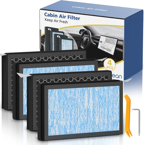 Vista 10 de Accesorios de filtro de aire de cabina Tesla HEPA para el modelo Y Modelo 3