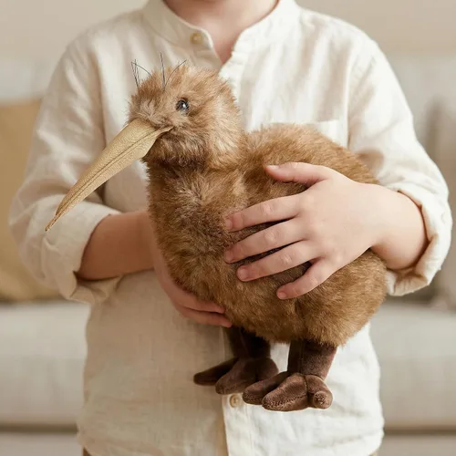 Vista 6 de Peluche realista de pájaro kiwi