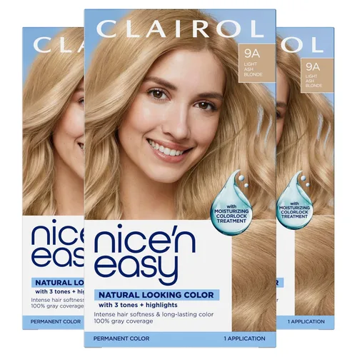 Vista 59 de Clairol Nice'n Easy Tinte Permanente para el Cabello, 11 Rubio Ultra Claro, Paquete de 3