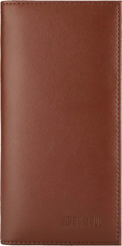 Vista 2 de LYOOmaLL Funda de cuero para chequera y registro para hombres y mujeres
