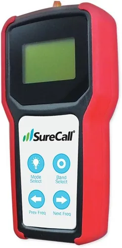 Vista 3 de SureCall Medidor de señal de RF de cinco bandas para instalación de amplificador de señal de teléfono celular 4G LTE, celular, PCS y AWS