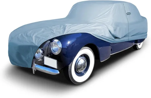 Vista 13 de iCarCover Funda de automóvil a medida para Lincoln Capri (1952-1957), impermeable, para todo tipo de clima, lluvia, nieve, protección solar UV Rayas