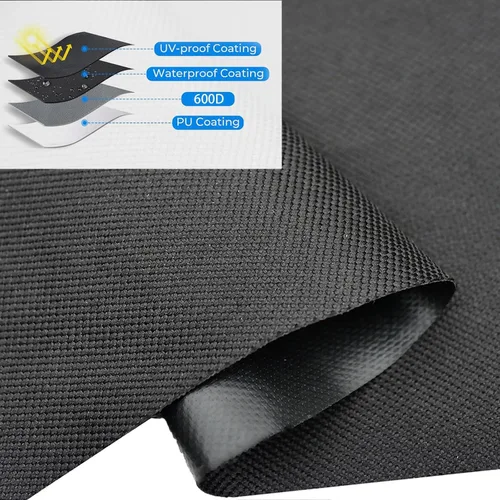 Vista 3 de Funda para UTV de 2 a 3 plazas, 600D resistente, 126 x 70 x 75 pulgadas Waterproof, Windproof, UV Resistant, Reflective Strips, Compatible with