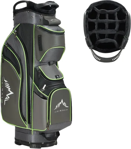 Vista 12 de UNIHIMAL Bolsa de carrito de golf de 14 vías con divisor de longitud completa, bolsa de golf de piel sintética de alta calidad con parte superior