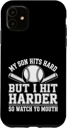Vista 8 de My Son Hits Hard But I Hit Harder So Watch Yo Mouth - Case for iPhone 16