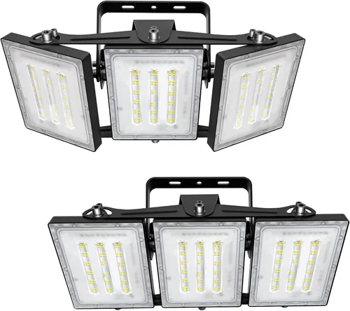 Vista 37 de STASUN - Luz de inundación LED para exteriores, 150 W, 15000 lúmenes, 6000 K, luz blanca IP66, impermeable, luz de estacionamiento comercial, 3