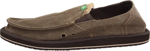 Vista 3 de Zapatillas sin cordones con bolsillo Sanuk para hombre.