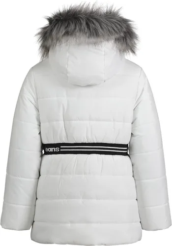 Vista 2 de Calvin Klein Chaqueta larga con capucha y forro polar para niñas