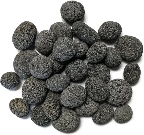 Vista 8 de Midwest Hearth Piedras de lava para chimenea y hoguera de gas (Mediano (1" - 2"))