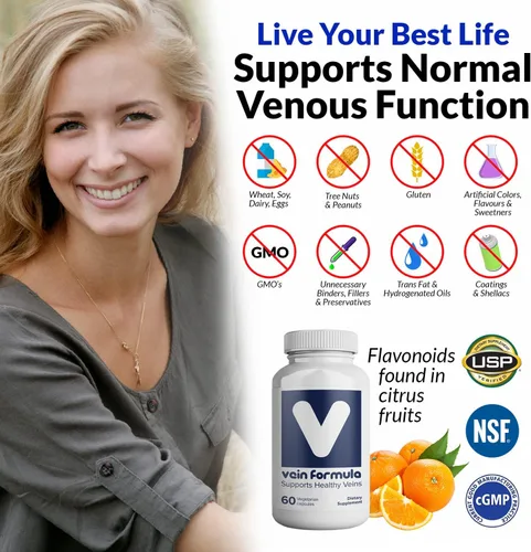 Vista 3 de VITASUPPORTMD Fórmula venosa - 60 cápsulas de MPFF micronizado, apoya la función venosa normal