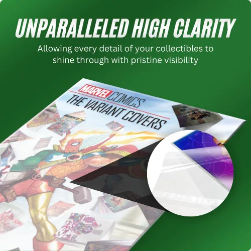 Vista 3 de Bolsas resellables para cómics de corriente Fundas transparentes para cómics con material grueso para protección de cómics Sin PVC y sin ácidos