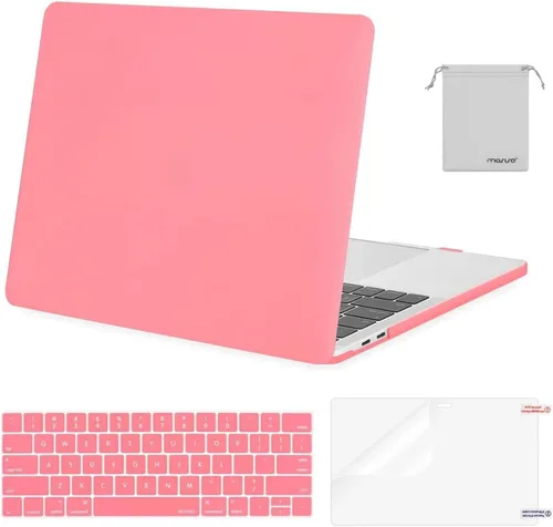 Vista 49 de MOSISO - Carcasa rígida de plástico, cubierta de teclado, protector de pantalla y bolsa de almacenamiento para MacBook Pro 13 pulgadas/33 cm