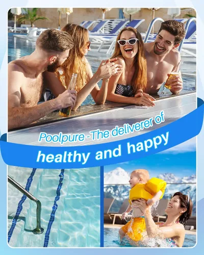 Vista 8 de POOLPURE Filtro de spa 4CH-949 reemplaza a Pleatco PWW50L, 200702, Cal Spa FIL50-5D13H15FCT-3, Filbur FC-0172, SD-01143, 817-4050, Waterway Teleweir