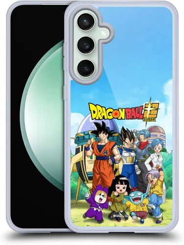 Vista 25 de Head Case Designs Funda de gel con licencia oficial de Dragon Ball Super Group Future Trunks Arc Characters [protección de grado militar] compatible
