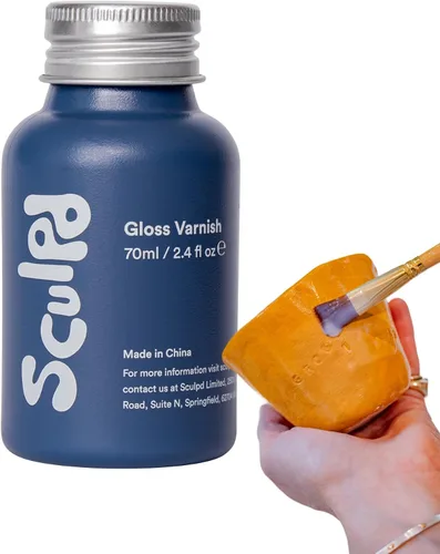 Vista 3 de Sculpd - Barniz brillante para velas de 70 ml, barniz para velas con resistencia a arañazos y al fuego