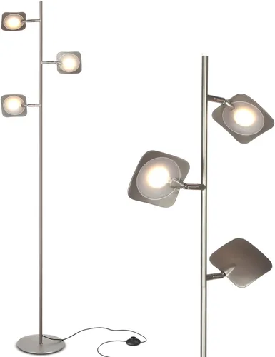 Vista 10 de Brightech Tree - Lámpara de pie con 3 luces regulables de 3 pasos con interruptor táctil regulable - Tecnología LED avanzada con 23 vatios