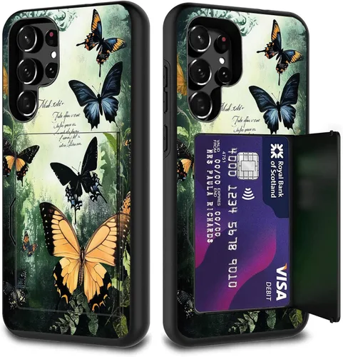 Vista 50 de Funda híbrida de doble capa con función atril para Samsung Galaxy A16 5G de 6.9 pulgadas, diseño de vaca con bandera estadounidense
