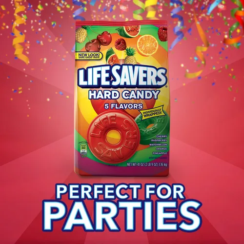 Vista 4 de Life Savers Five Flavors - Bolsa de dulces duros, 41 onzas (paquete de 2)