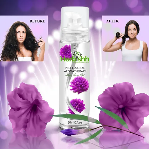 Vista 5 de Herbishh Combo Champú Color Cabello Negro 16.9 fl oz + Cuidado Esencial Flor Cabello Aceite 2.0 fl oz